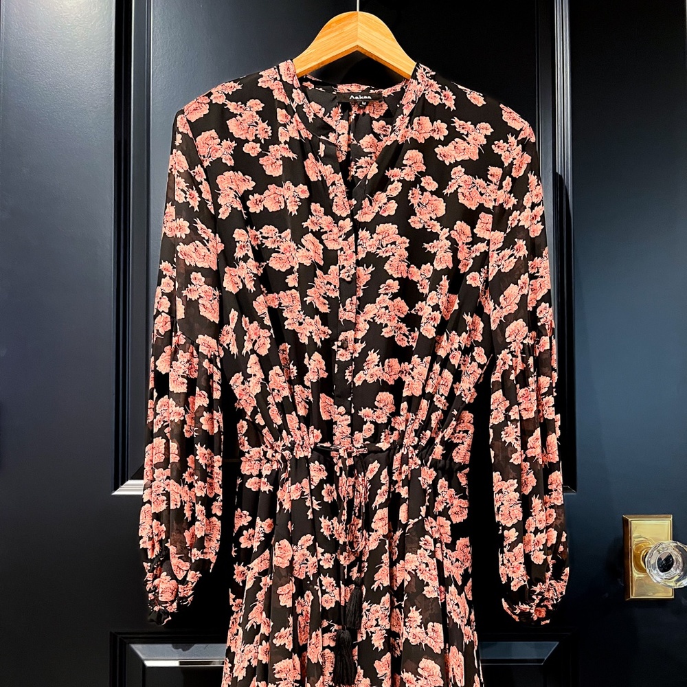 Black Floral Dreamy Dress